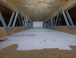 Zateplení nástavby pomocí foukané izolace